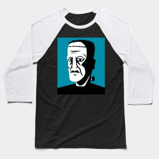 Classic Frankenstein Monster Halloween Design Baseball T-Shirt